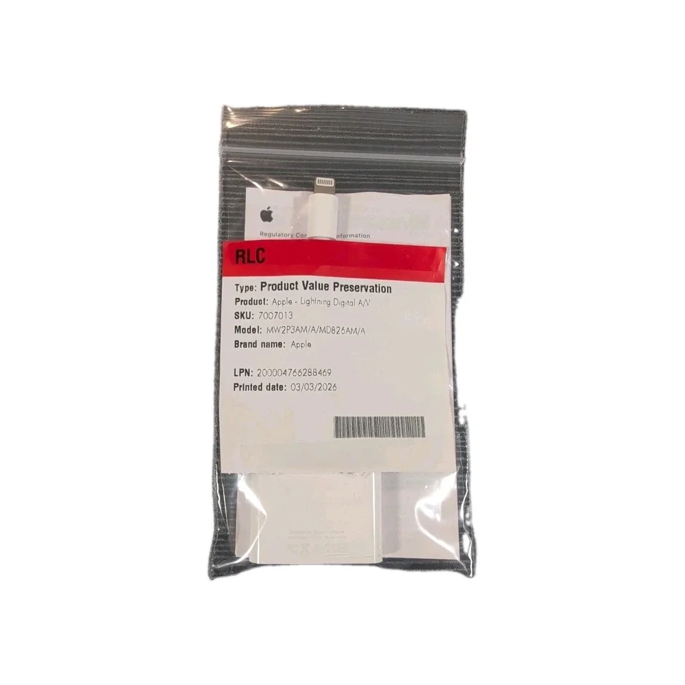 Qq3U Authentic Apple Lighting to Digital AV Adapter MW2P3AM/A A1438 Used Read⬇️